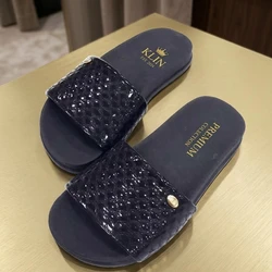 CHINELO INFANTIL SLIDE PRETO KLIN 242002 