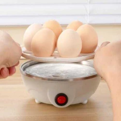 Cozedor Elétrico de Ovos Portátil para Até 7 Ovos