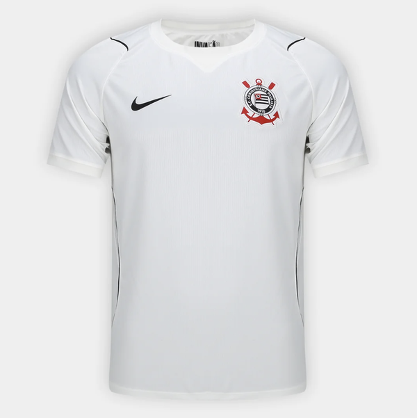 Camisa Corinthians I 26/27 s/n Torcedor Nike Masculina - Branco+Preto