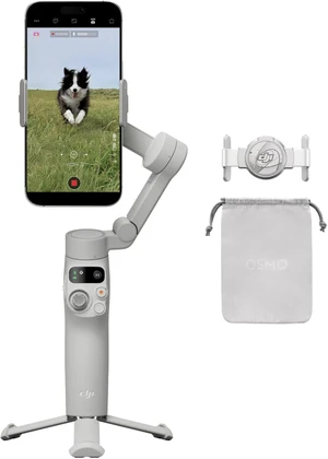 DJI Osmo Mobile 7 – Gimbal 3 Eixos com Tripé (Cinza) – DS307