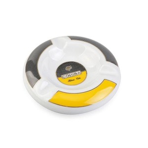 Cinzeiro de Porcelana para 3 Charutos Cohiba - Branco
