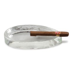Cinzeiro para 1 Charuto de Cristal Murano Eliptic