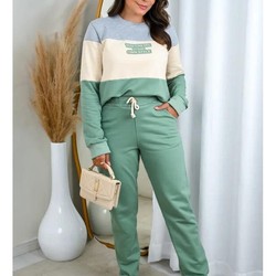 Conjunto Moletom Peluciado Style Verde