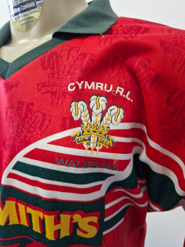 Camisa Rugby País de Gales 1995