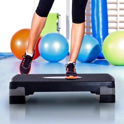 Kit de Ginástica com 2 Step Ajustáveis