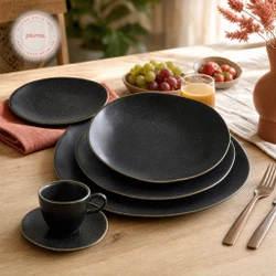 Aparelho de jantar 20 peças volcano ryo Oxford porcelana