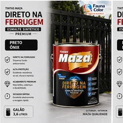 Tinta esmalte direto na ferrugem Maza 3,6L