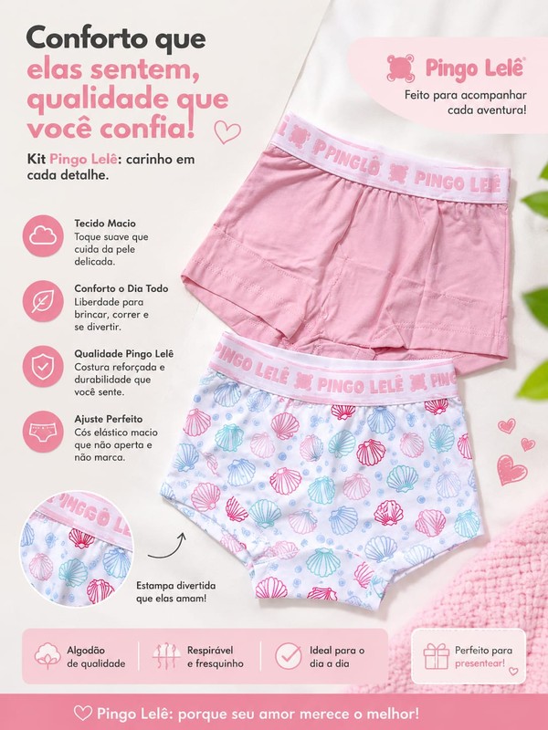 KIT BOXER MENINA KIDS PINGO LELE 76181