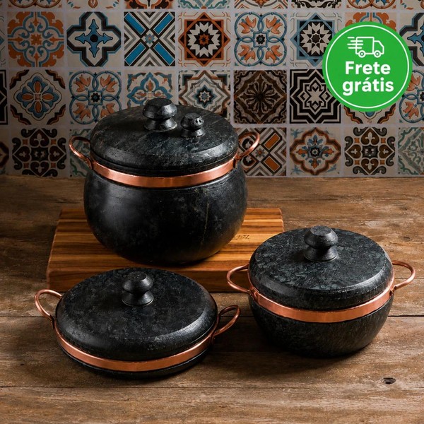 JOGO 3 Peças - Cozinha de Pedra 2.0