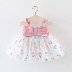 Vestido Tule Estrelinhas