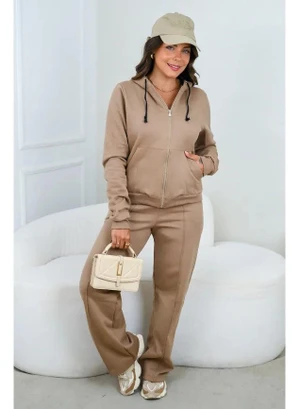 Conjunto Moletom Peluciado Urban Cappucino