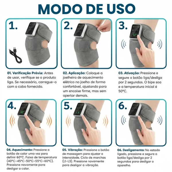 ArticPulse - Massageador Para Joelho