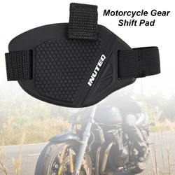 Almofada de mudança de motocicleta capa protetora de borracha ajustável shifter escudo anti deslizamento almofada sapato capa proteção de sapato da motocicleta