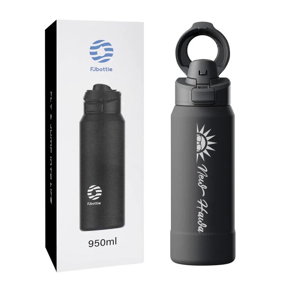 Garrafa Térmica De Aço Inoxidável Com Suporte para Telefone 950ml