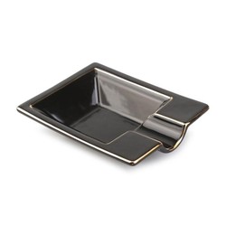 Cinzeiro de Ceramica para 1 Charuto Spheraf - Preto
