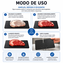 Tábua Inteligente Descongelamento Rápido