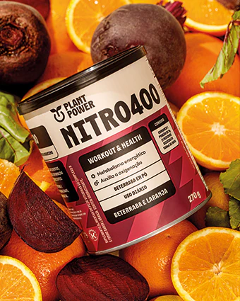 NITRO400 - BETERRABA E LARANJA - 270G - PLANT POWER