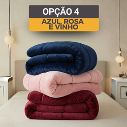 [COMPRE 1, LEVE 3] Edredom Premium Algodão Turco - Conforto de Hotel 5 Estrelas