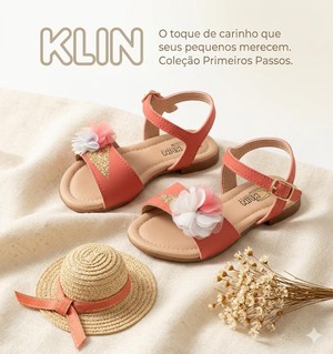 SANDALIA SUAMI BABY CEREJA KLIN 177041 (AVARIA)
