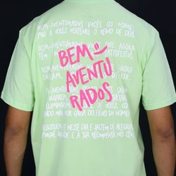 CAMISETA ADULTO BEM AVENTURADOS VERDE