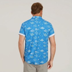 Camisa Vinser Jurassic Azul