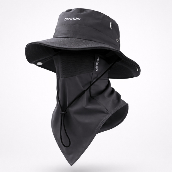 Chapéu Explorer UV40+ com Proteção Facial e de Pescoço