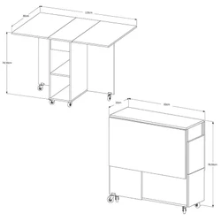 Mesa Dobrável Jade