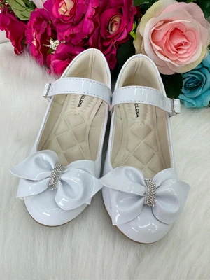 Sapatilha Flor Di Mila - Saltinho Branco