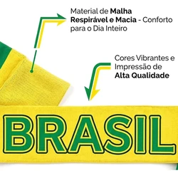 Cachecol Seleção Brasileira Verde e Amarelo Copa do Mundo – Grande