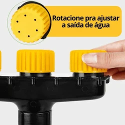 Bico para pulverização de irrigação com Ajuste de Fluxo de Água - AquaBloom