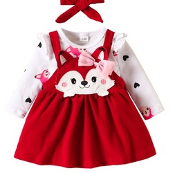 Conjunto Vestido Raposa RN ( 0 - 19 Meses)