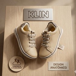 SAPATO FLYER AREIA KLIN BEGE - 117162