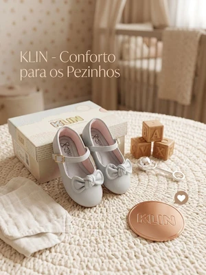 SAPATILHA PRINCESA  AZUL CANDY/ROSA  KLIN - 152159