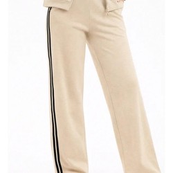 Conjunto Moletom Peluciado Player Bege