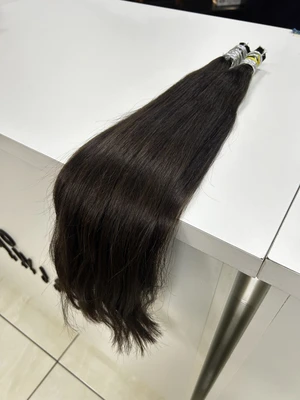 Cabelo Vietnamita Ondulado Natural Castanho claro -  55cm (100g)