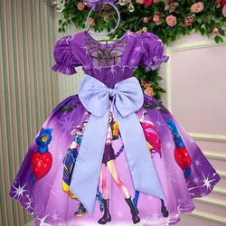 Vestido Temático - Guerreiras do K-pop  