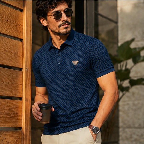 [LEVE 5 PAGUE 3] Camisa Masculina Belvior em Algodão e Elastano Premium (Visual Moderno!)
