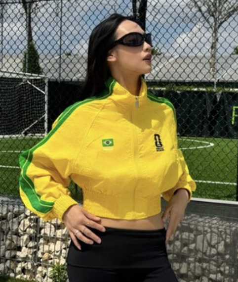 Jaqueta de nylon Brasil FIFA WORLD CUP