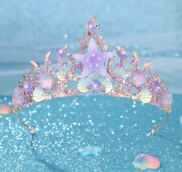Tiara Coroa Luxo - Fundo do Mar
