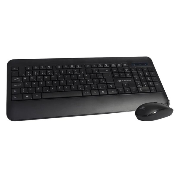 Kit Teclado e Mouse C3Tech USB Preto KT-200BK