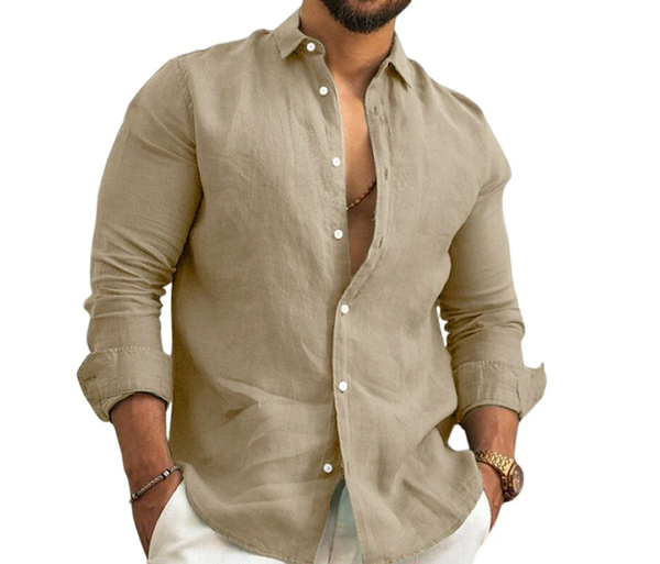 Camisa de Linho Masculina Matezzo