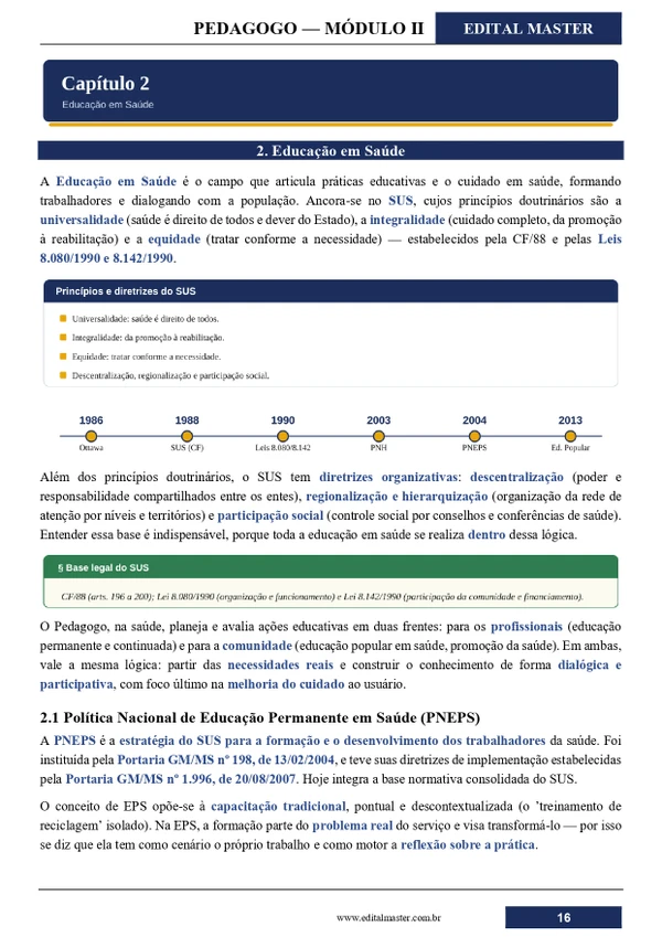 Pedagogo - Araguaína TO