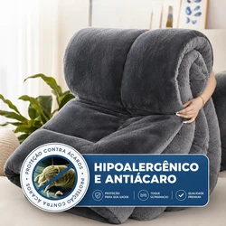  MellowSoft™ Edredom Premium Algodão Turco - Conforto de Hotel 5 Estrelas 
