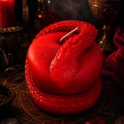 Vela Grande de Magia  Prosperidade Domínio Sedução  Agilidade Cobra na Maçã 