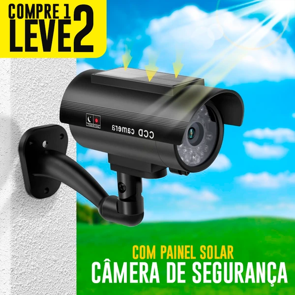 Câmera de Energia Solar FullHD 4K a Prova D'água - Compre 1, Leve 2 