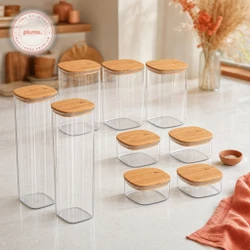 Kit de Potes Herméticos 10 Peças Linha Keep