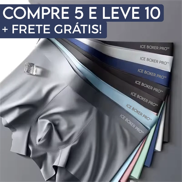 Fresh Boxer - Cueca de Seda Térmica - [COMPRE 5, LEVE 10]