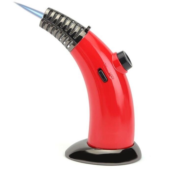 Isqueiro Maçarico KCF 180 - Vermelho (Maçarico e Chama Comum)