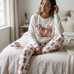 PIJAMA MANGA LONGA ADULTO PETS 76216 PINGO LELE