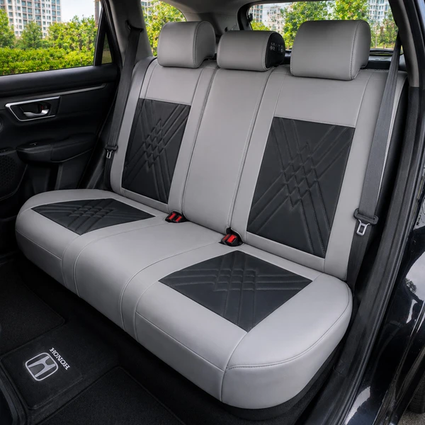 Kit Completo de Capas para Banco de Carro Averon em Couro Legítimo Universal 5 Lugares Com Airbag + Tapetes e Capa de Volante